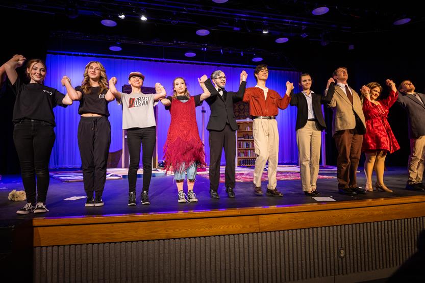 Page High students onstage